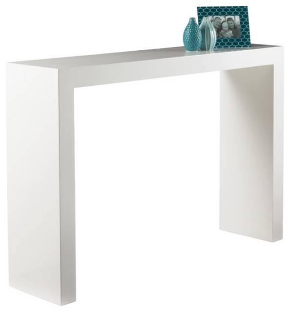  Modern White Console Table Marvelous On Furniture Intended Entrance For Wonderful Narrow 12 Modern White Console Table