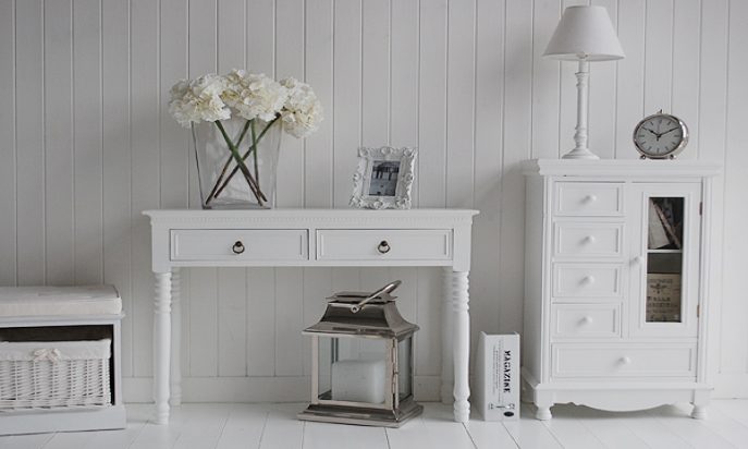 Furniture Modern White Console Table Modest On Furniture Intended Small Hallway New 29 Modern White Console Table