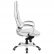 Office Modern White Office Chair Simple On Intended For High Back Vinyl Executive Swivel With Black Trim 28 Modern White Office Chair