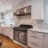 Modern White Shaker Kitchen Exquisite On Throughout Cabinets Espresso Island Butlers Pantry 2