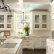Off White Country Kitchen Contemporary On Regarding Cabinets 3