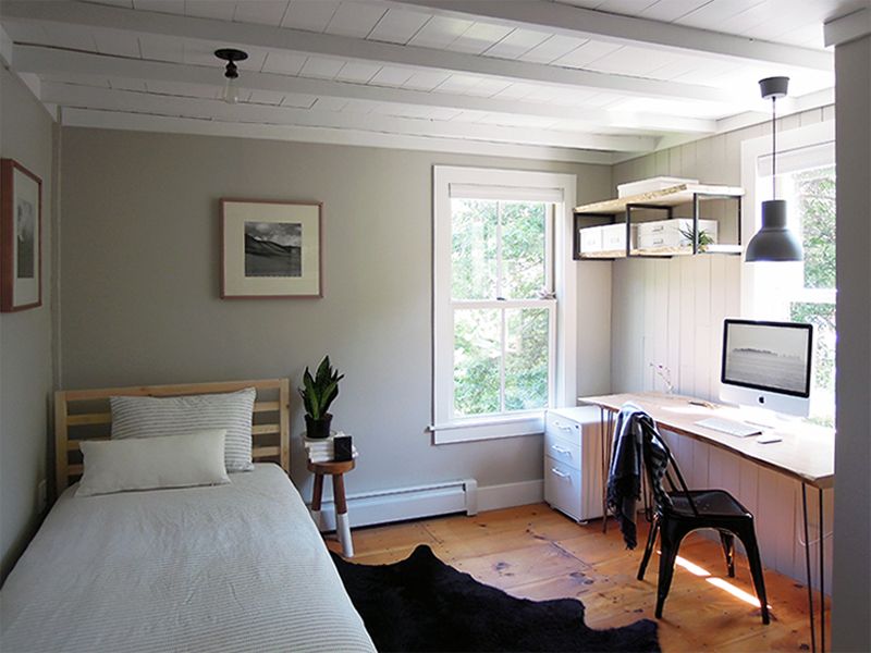 Office Office And Bedroom Plain On Throughout An Antique Connecticut Farmhouse Made Modern Pinterest Brown 0 Office And Bedroom