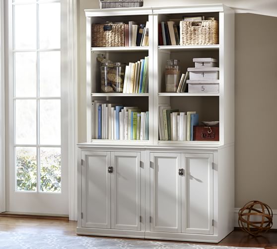 Other Office Bookcases With Doors Wonderful On Other And Logan Bookcase Pottery Barn 3 Office Bookcases With Doors