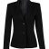 Office Office Coat Marvelous On With Regard To Choies Women Black Lapel Pocket Button Down Blazer Slim 15 Office Coat