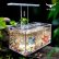 Furniture Office Desk Fish Tank Stylish On Furniture For Acrylic Water Free Isolation Box LED Lamp 10 Office Desk Fish Tank