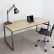 Office Desk Table Lovely On Other Intended Remington Russell Oak Steel 7ft Industrial 1