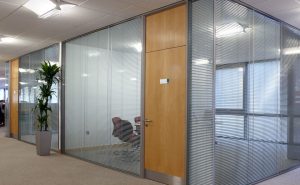 Office Glass Door Glazed
