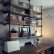 Furniture Office Hanging Shelves Stylish On Furniture Regarding Rustic Home With Wire Basket Pendant Light Sylvie Liv 6 Office Hanging Shelves