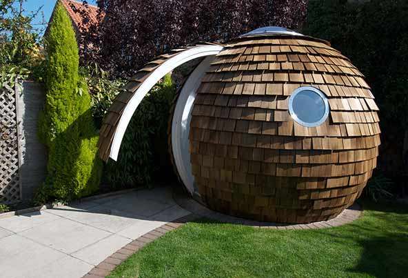 Office Office Pods Garden Simple On For The Archipod Is An Ergonomic Outdoor Workspace 13 Office Pods Garden