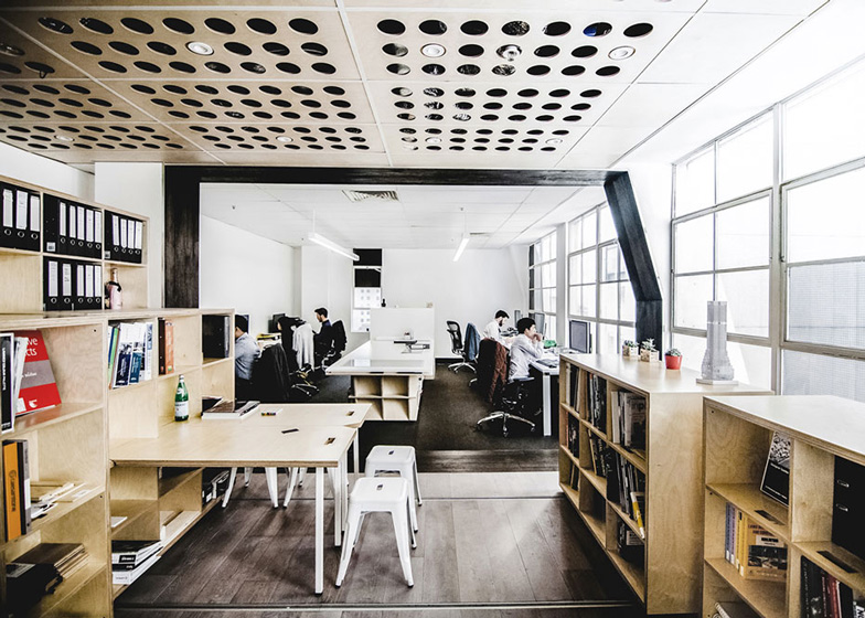 Office Office Space Architecture Interesting On For Particular Architects Build Themselves A Reconfigurable Studio 6 Office Space Architecture