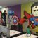 Office Office Walls Contemporary On And Creative Agency Staff Installs Superhero Murals Their 25 Office Walls