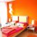 Bedroom Orange Bedroom Colors Modest On Regarding Color Walls Laurencewong Solution 17 Orange Bedroom Colors
