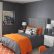 Bedroom Orange Bedroom Furniture Marvelous On Astonishing Contemporary In Grey Wall Painting Completed 1 Orange Bedroom Furniture