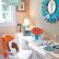 Office Orange Home Office Fine On Throughout C G Shop The Look A Contemporary With Pops Of Turquoise 22 Orange Home Office