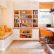 Office Orange Home Office Fresh On In Contemporary Alcove Amy Cuker HGTV 12 Orange Home Office