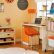 Office Orange Home Office Simple On With Regard To Bright Design Shelterness 8 Orange Home Office