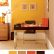 Office Orange Home Office Stylish On Intended For 30 Design Ideas Bringing Optimism With Color 21 Orange Home Office