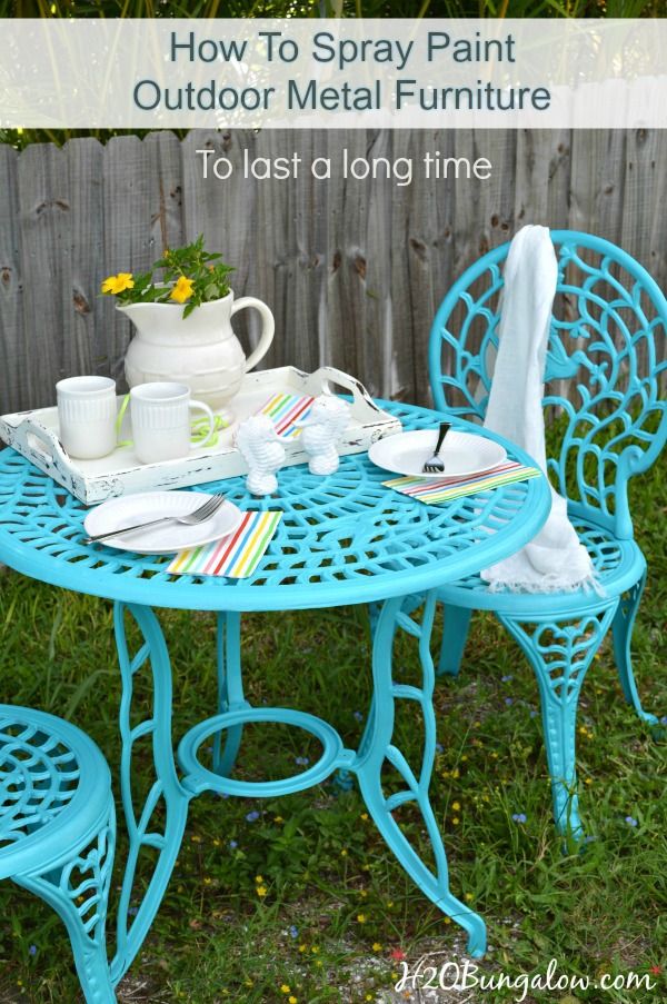  Painted Metal Patio Furniture Charming On Intended How To Spray Paint Outdoor Last A Long Time 0 Painted Metal Patio Furniture