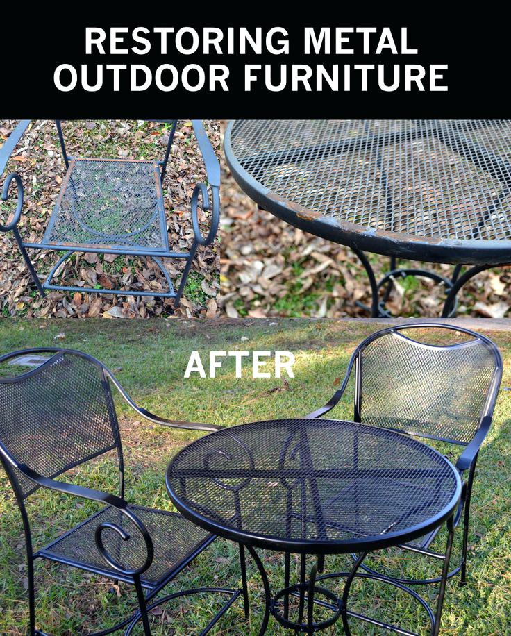 Furniture Painted Metal Patio Furniture Contemporary On Intended Outdoor Ideas Endearing Decor Of Painting 10 Painted Metal Patio Furniture