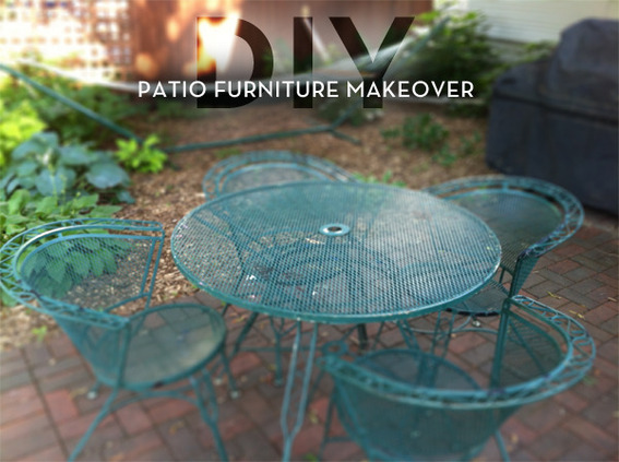 Furniture Painted Metal Patio Furniture Excellent On Regarding Reader Re Do A Colorful Makeover Curbly 9 Painted Metal Patio Furniture