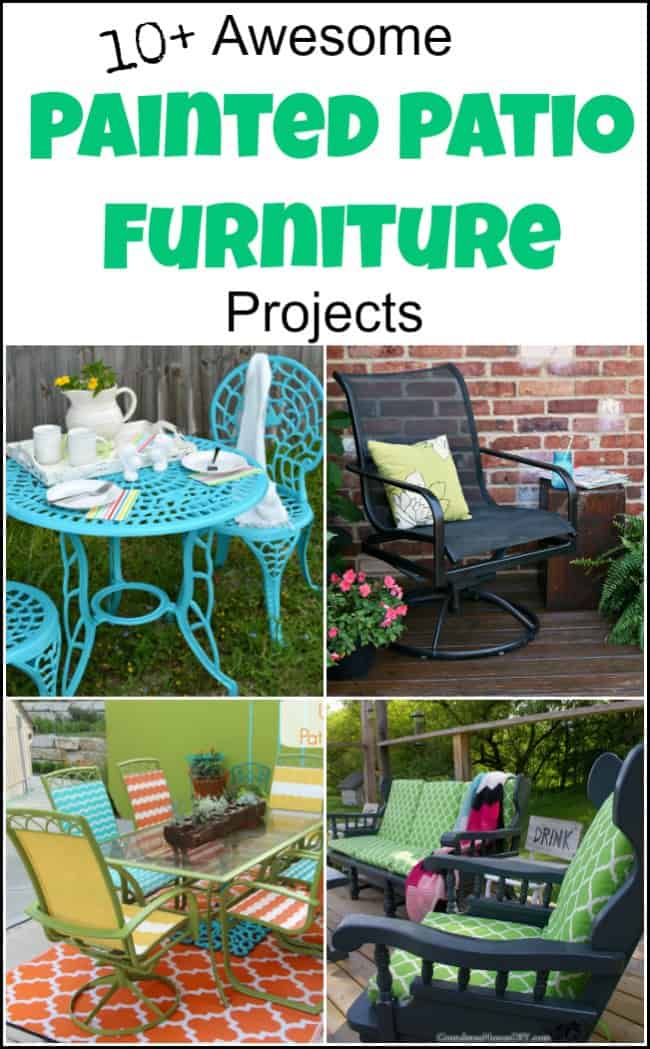  Painted Metal Patio Furniture Stylish On With Regard To Painting Outdoor For A Beautiful Quick Update 15 Painted Metal Patio Furniture