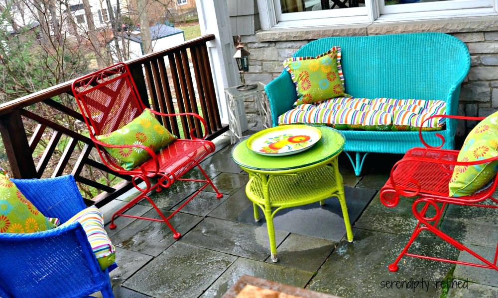  Painted Metal Patio Furniture Unique On And Painting Outdoor 18 Painted Metal Patio Furniture