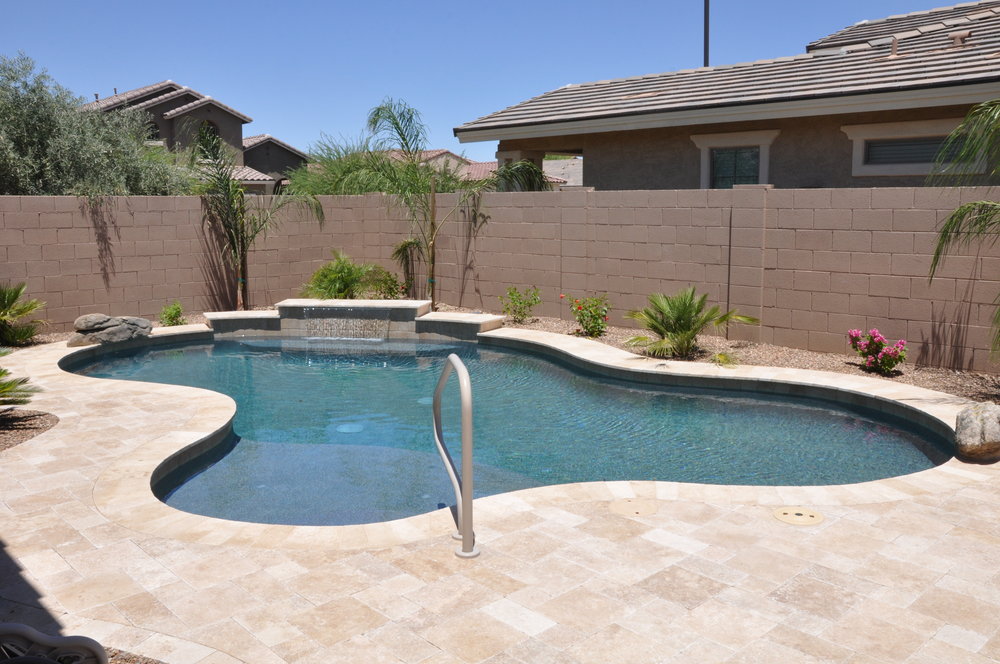 Other Patio With Pool Simple Contemporary On Other Throughout Backyards Presidential Pools Spas Of Arizona 6 Patio With Pool Simple