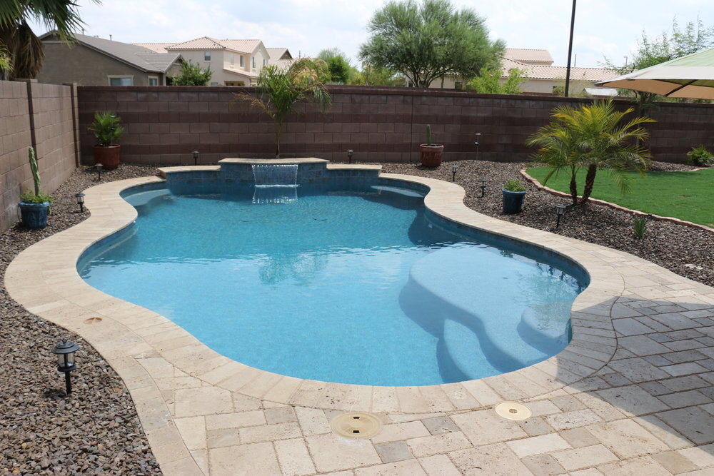 Other Patio With Pool Simple Imposing On Other Backyards Presidential Pools Spas Of Arizona 0 Patio With Pool Simple