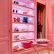 Interior Pink Closet Room Modern On Interior In Hot Stools Design Ideas 6 Pink Closet Room