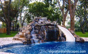 Pool Designs With Slides And Waterfalls