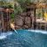 Pool Designs With Slides And Waterfalls Nice On Other Intended For Backyard Fire Pit Slide Swimming Design 4