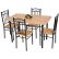 Kitchen Rectangle Kitchen Table Set Excellent On And Amazon Com Dtemple 5pcs Dining Furniture 25 Rectangle Kitchen Table Set