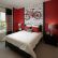 Red Bedroom Colors Magnificent On Within How To Decorate A With Walls 5