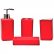 Furniture Red Glass Bathroom Accessories Imposing On Furniture And For Sale 8 Accessory Sets Model 9 Red Glass Bathroom Accessories
