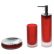 Furniture Red Glass Bathroom Accessories Impressive On Furniture Pertaining To Gedy TI280 06 By Nameek S Tiglio 3 Piece Satin 11 Red Glass Bathroom Accessories