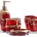 Red Glass Bathroom Accessories Remarkable On Furniture Throughout 20 Fascinating Home Design Lover 4