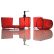 Red Glass Bathroom Accessories Simple On Furniture In Sets New Interiors Design For Your Home 2
