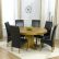 Round Dining Table For 6 Fine On Furniture Intended With Leaf Popular Of 3