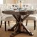 Round Pedestal Dining Table Incredible On Interior Intended For Benchwright Extending Alfresco Brown 5