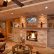Rustic Basement Design Ideas Imposing On Interior For With Fireplaces 1