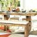 Kitchen Rustic Kitchen Table With Bench Simple On Intended Long Tables Medium Size Of Wood 24 Rustic Kitchen Table With Bench