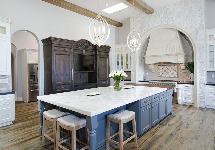 Kitchen Rustic White Country Kitchens Contemporary On Kitchen Pertaining To 35 Beautiful Design Ideas Designing Idea 18 Rustic White Country Kitchens