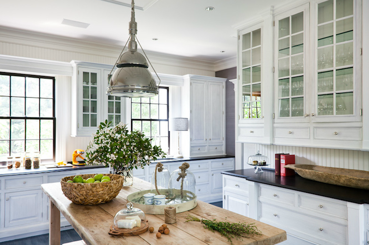 Kitchen Rustic White Country Kitchens Stylish On Kitchen In Farmhouse Island Cottage Thom Filicia 14 Rustic White Country Kitchens