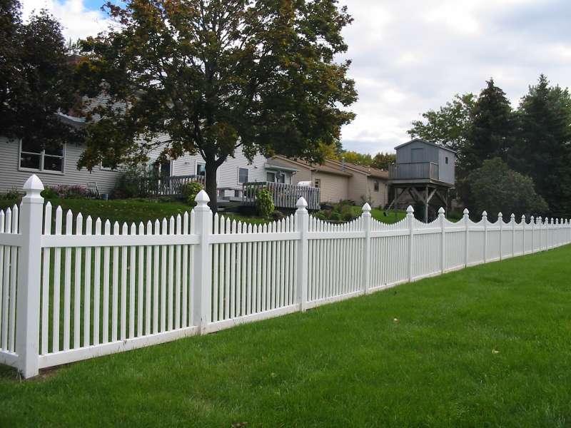 Other Scalloped Vinyl Picket Fence Creative On Other Inside In A Variety Of Colors And Styles 0 Scalloped Vinyl Picket Fence