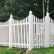 Scalloped Vinyl Picket Fence Stylish On Other Style PVC Fences Midwest 3