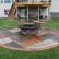 Stamped Concrete Patio With Fire Pit Cost Creative On Home Intended Stone New Cozy Look Pattern 3