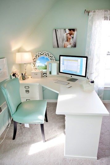 Office Tiffany Blue Office Nice On Intended 10 Chic Home Offices Pinterest Small Rooms 0 Tiffany Blue Office