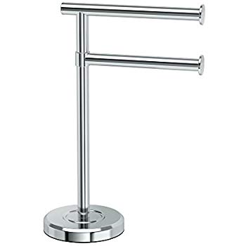 Furniture Towel Stand Chrome Fine On Furniture For Gatco 1546 Counter Top S Style Holder Tissue Holders 25 Towel Stand Chrome