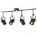 Furniture Track Lighting Rails Stylish On Furniture Intended For LNC Black Split Rail 4 Spotlight 25 Track Lighting Rails