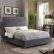 Bedroom Upholstered Bed Grey Delightful On Bedroom Spectacular Deal Meridian Hampton Velvet Gray 21 Upholstered Bed Grey